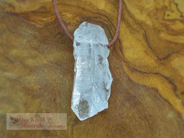 Fadenquarz-gebohrt, Schmuckanhänger